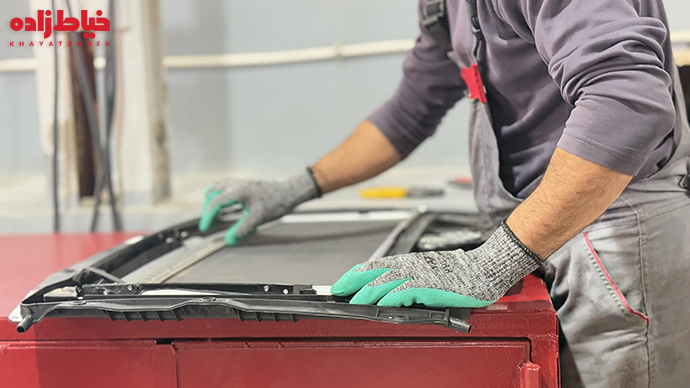 خدمات تعمیر سانروف در نمایندگی خیاط زاده